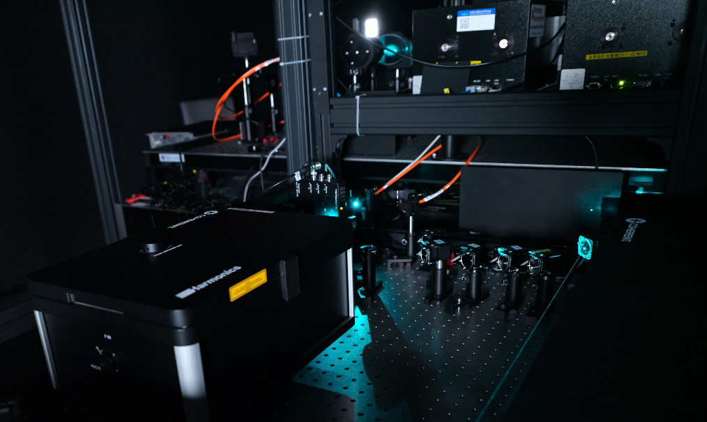 Fig. Optical radiometric measurement platform using 190nm-4000nm tunable laser.